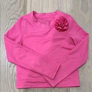 Janie and Jack Pink Long Sleeve Rash Guard